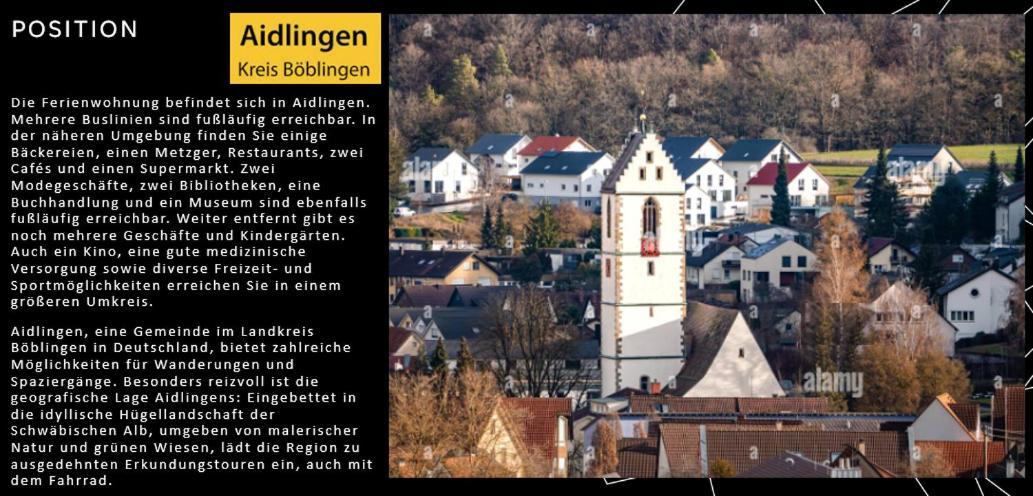 Willkommen Im Casa Felice, Der Wohlfuehl Oase Mit Balkon, 4 Betten Und Homeoffice Platz Aidlingen Экстерьер фото